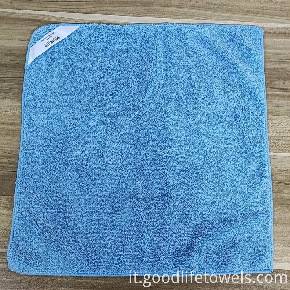 350gsm 40x40cm Car Cleaning Cloth Microfiber Towel